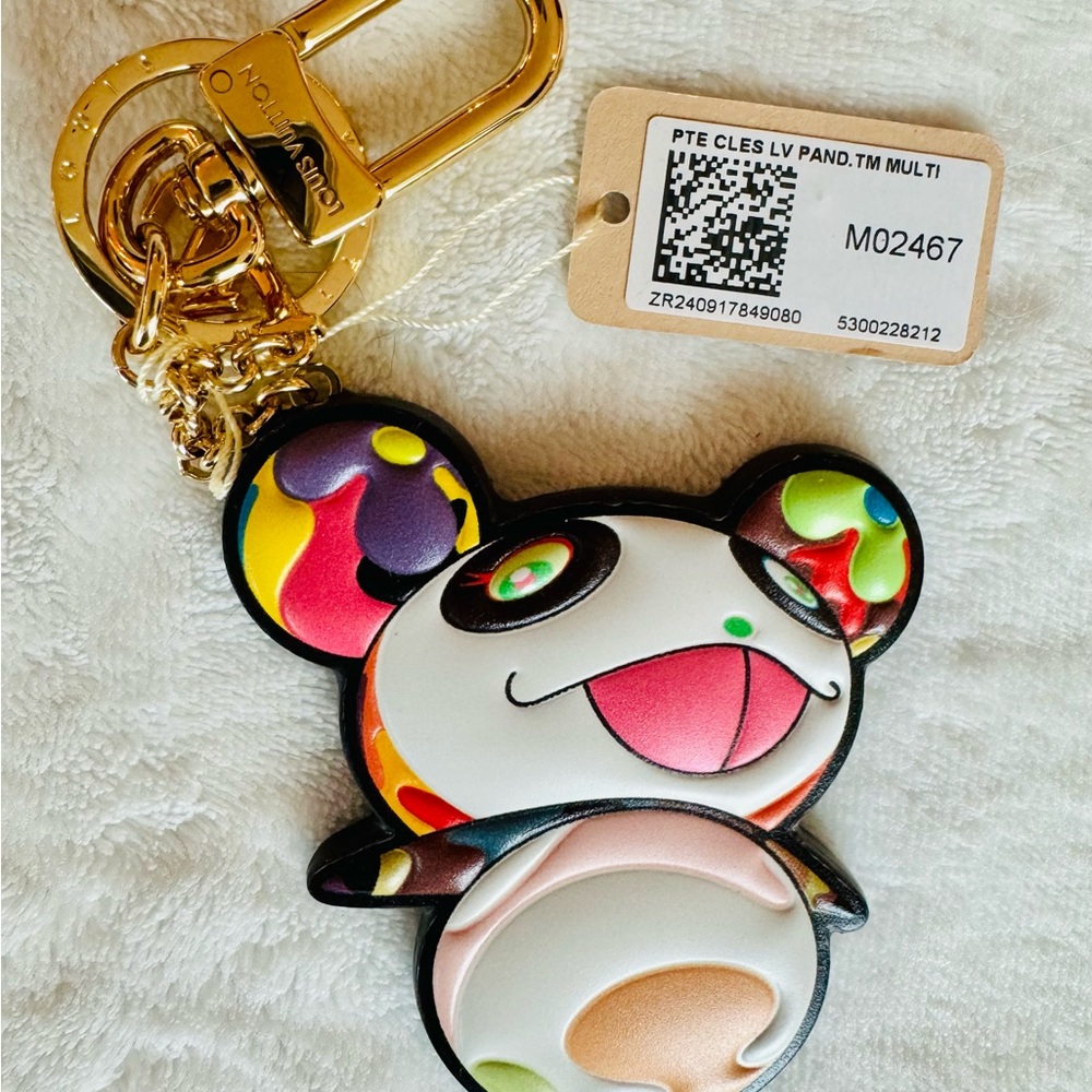 LOUIS VUITTON x MURAKAMI SUPERFLAT PANDA KEYCHAIN & CHARM